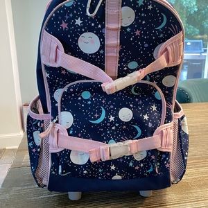 Mackenzie Pink Navy Glow-In-The-Dark Moons